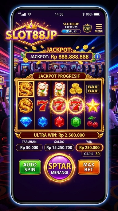 Tampilan antarmuka slot88jp yang ramah pengguna dan navigasi yang mudah.